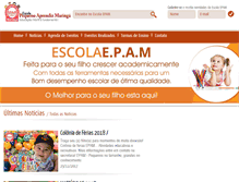 Tablet Screenshot of escolaepam.com